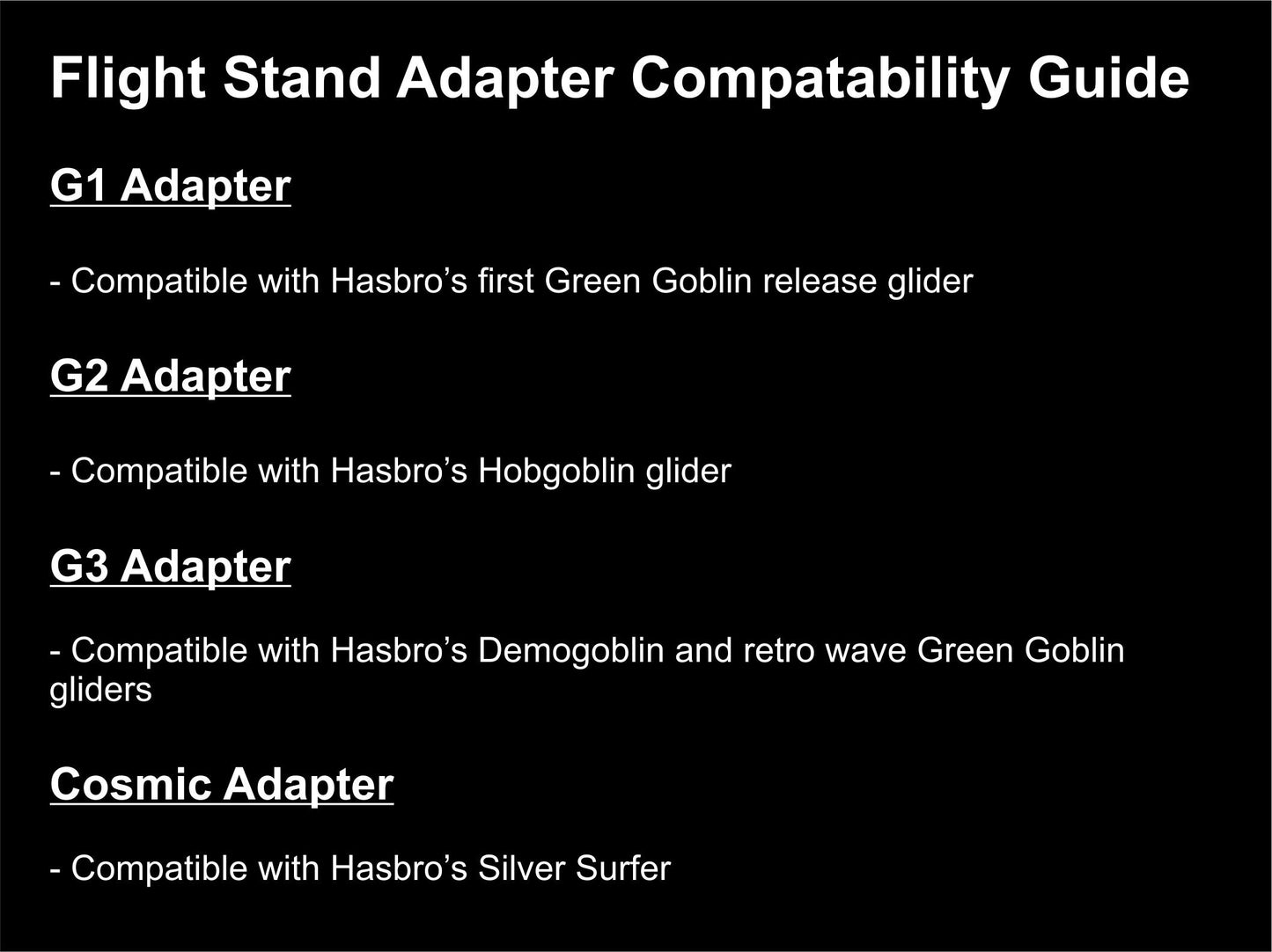 G3 Flight Stand Adapter V2