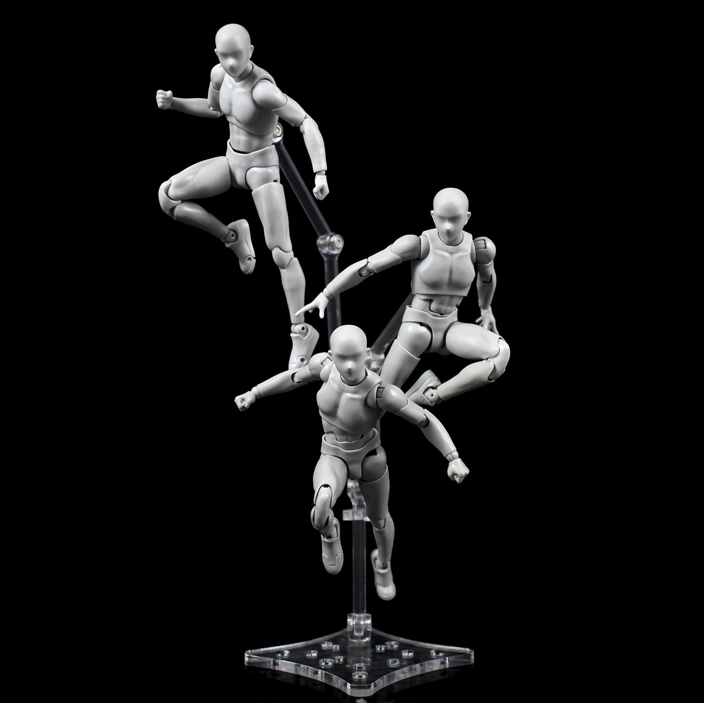 Flight Clip Adapter Set - compatible with tamashii and mafex stand arms.