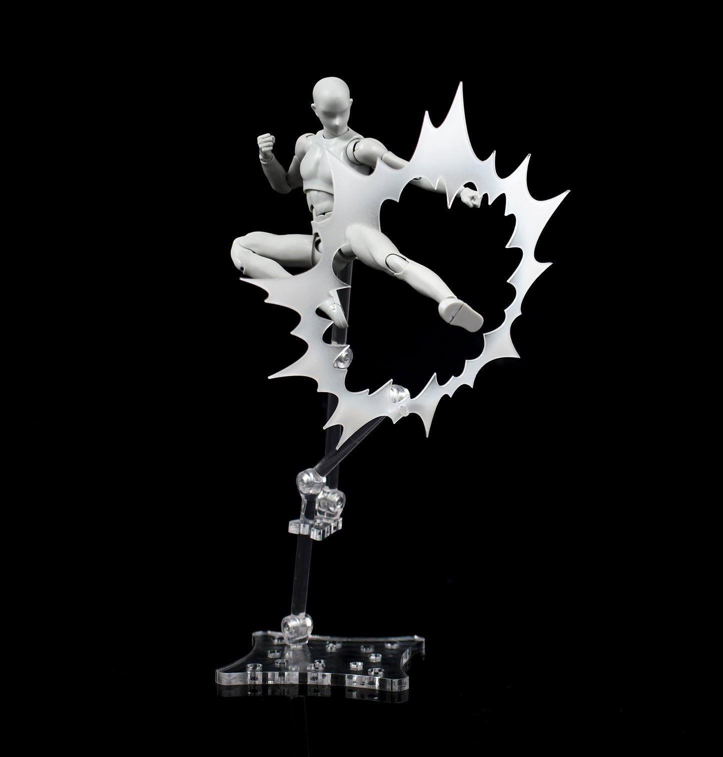 Flight Clip Adapter Set - compatible with tamashii and mafex stand arms.