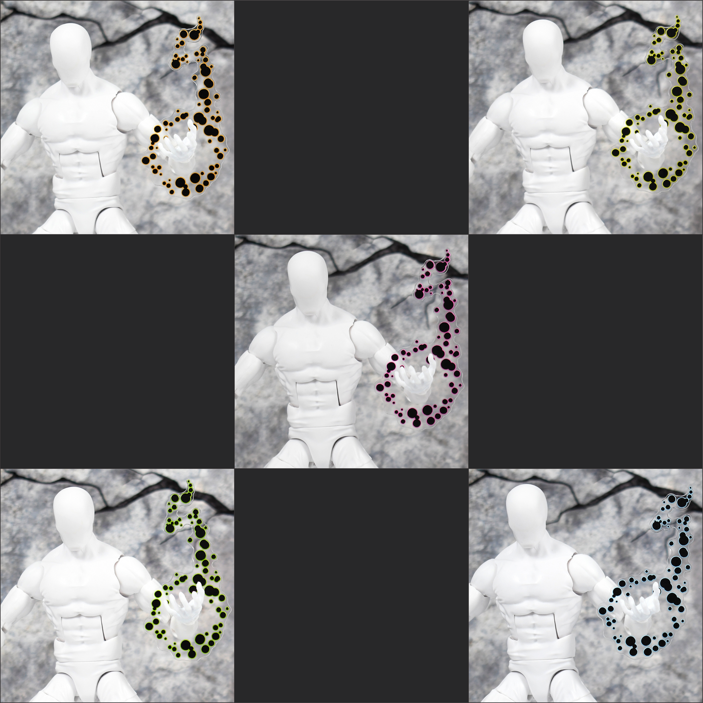 Krackle Effect V2 - Type A Black