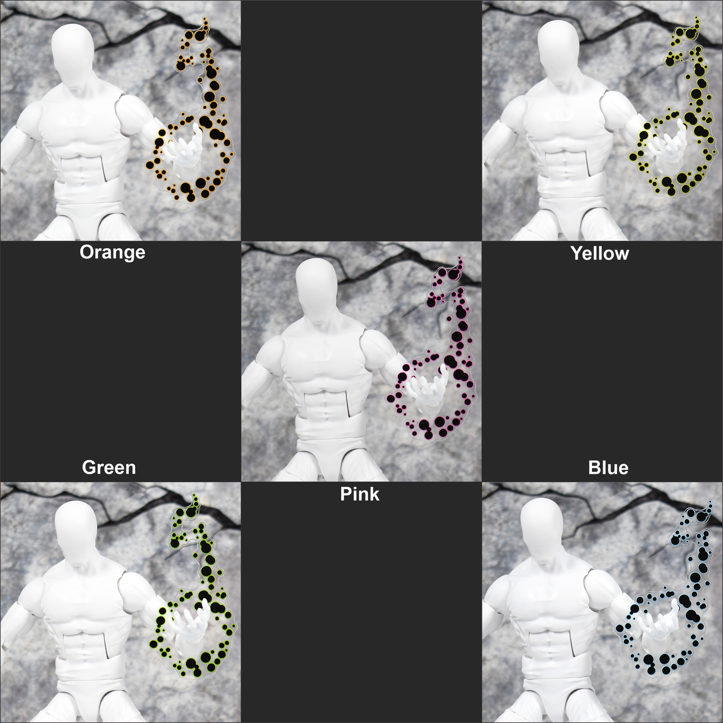 Krackle Effect V2 - Type A Black
