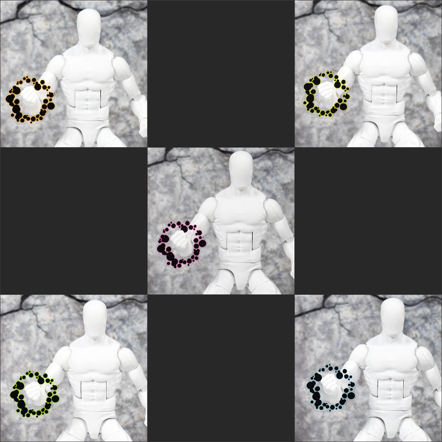 Krackle Effect V2 - Type B Black