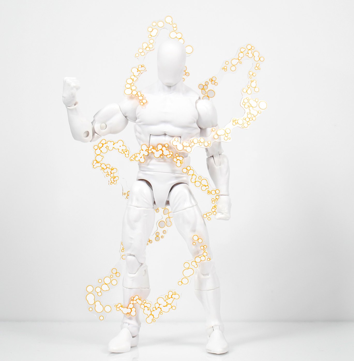 White Krackle Wrap Effect Set