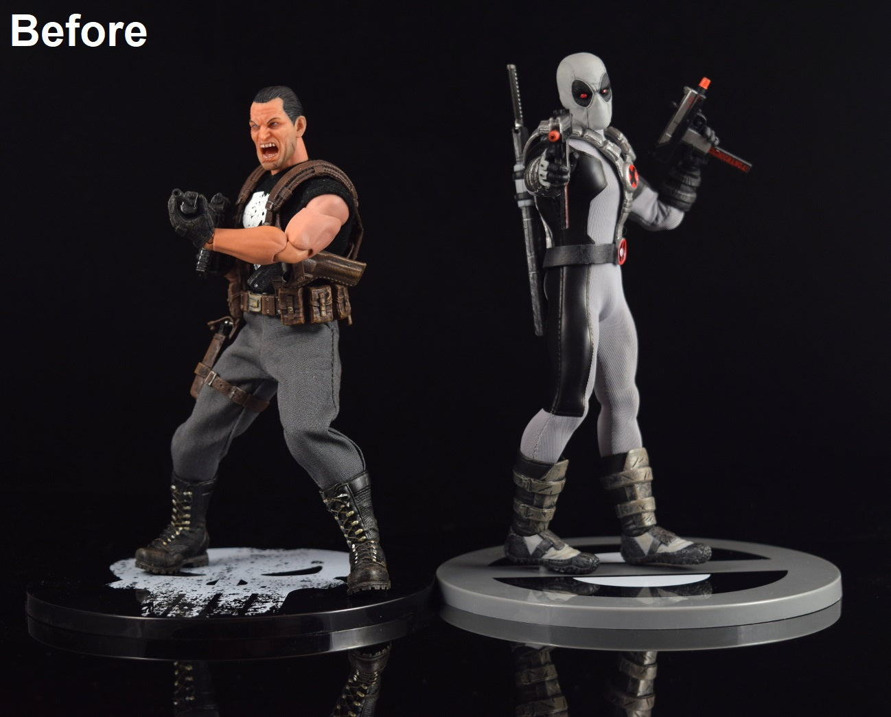 M-Base - 5 pack - Compatible with Mezco stand arms/pegs + 6 others - 5 bases