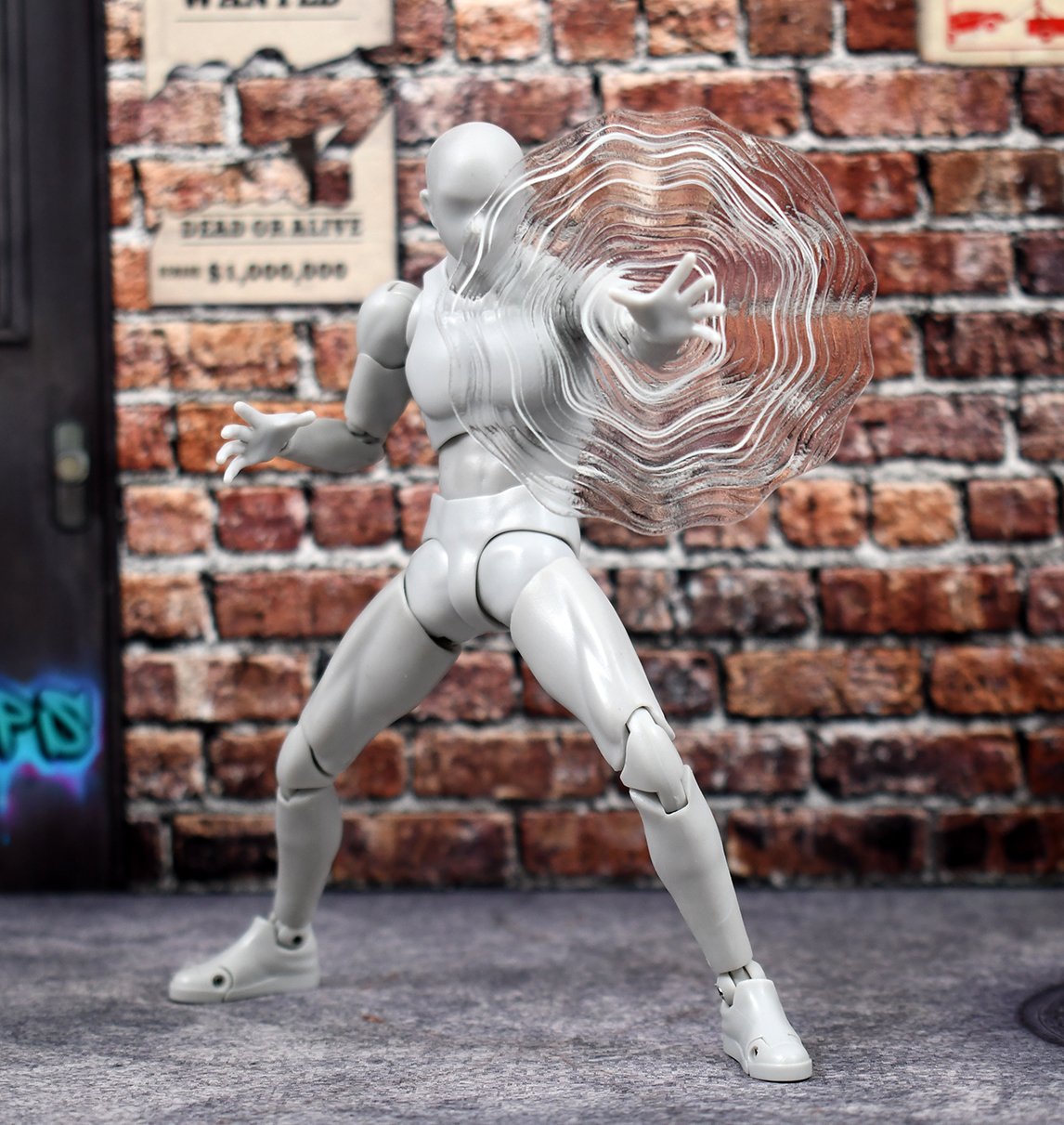 Wave Effect - Type B- White/Clear