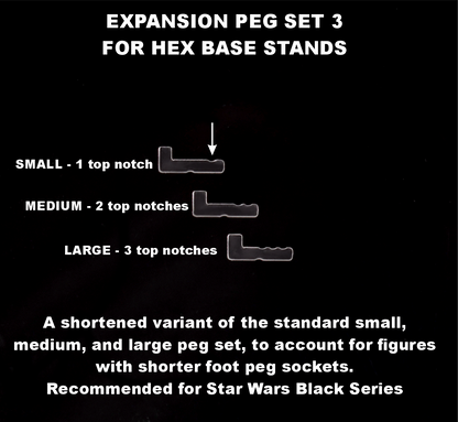 Hex Base Peg Expansion Set 3