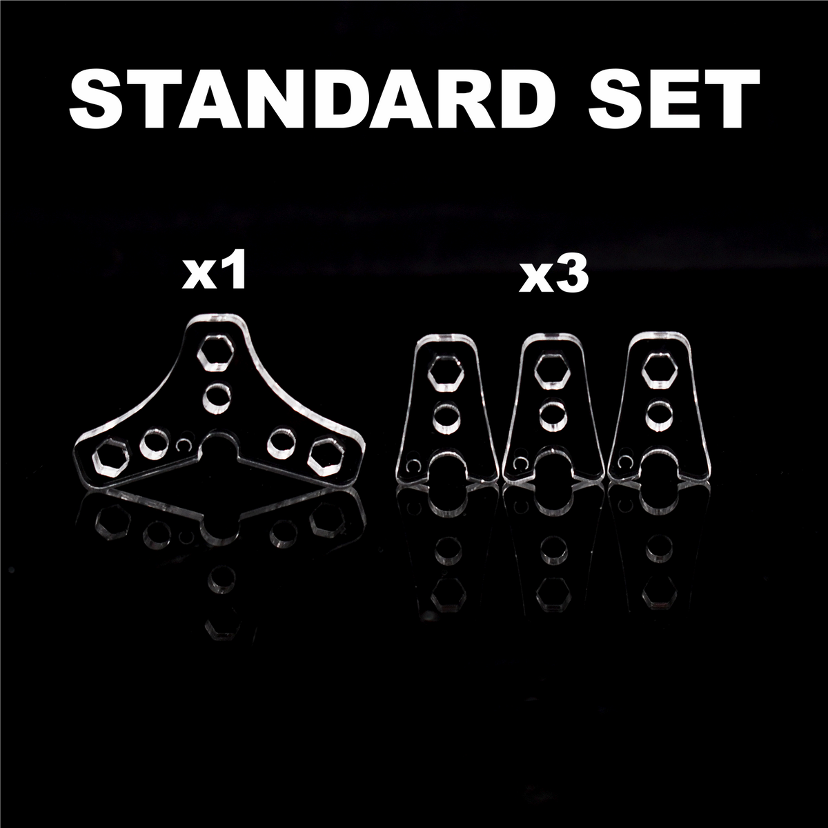 Flight Clip Adapter Set - compatible with tamashii and mafex stand