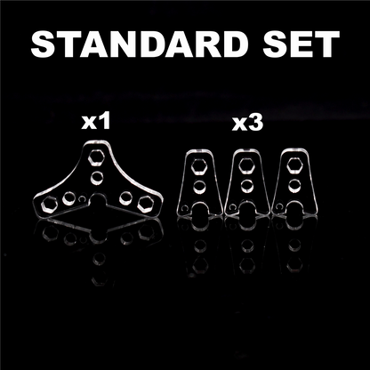 Flight Clip Adapter Set - compatible with tamashii and mafex stand arms.